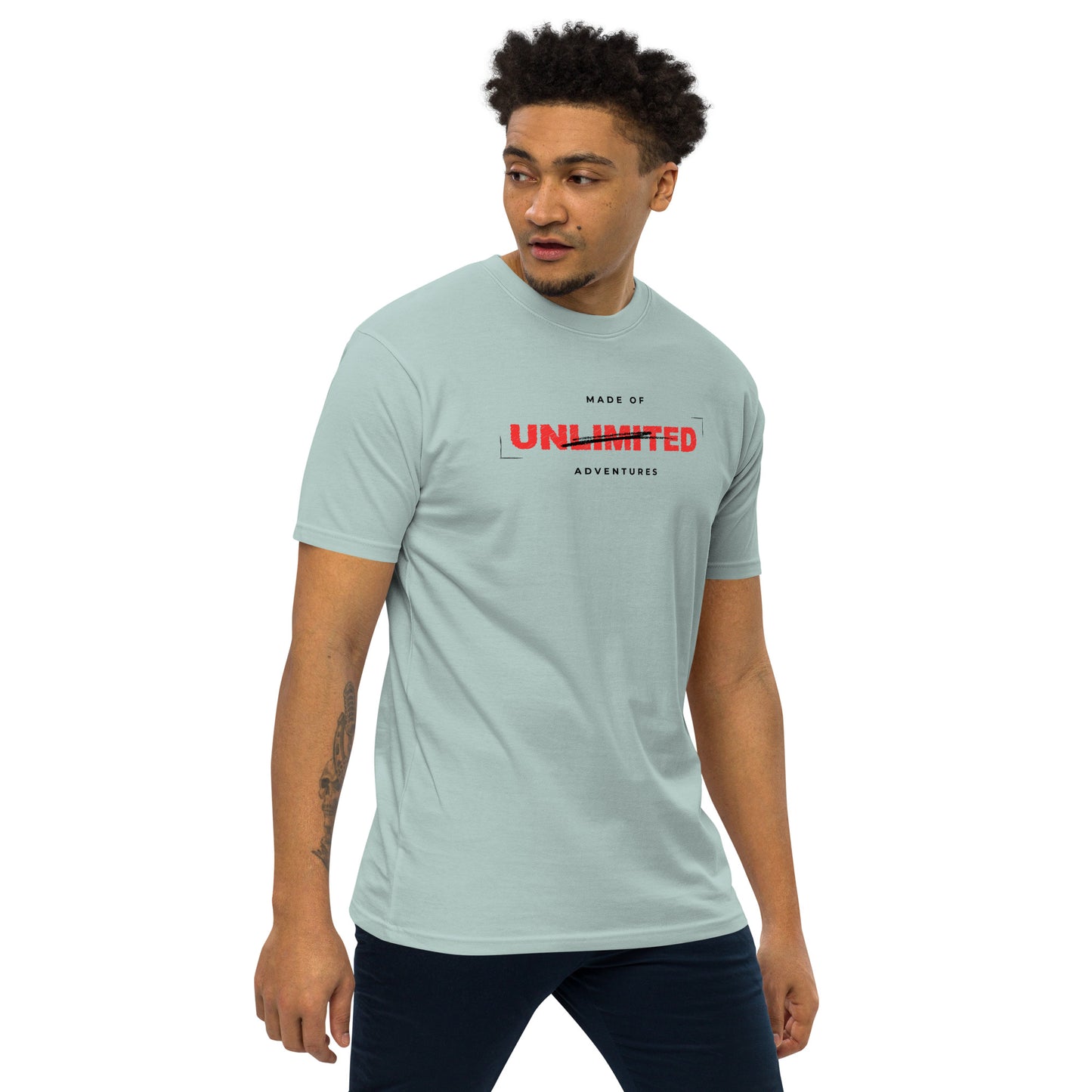Men’s premium heavyweight Graphic T-shirt - FashFellow