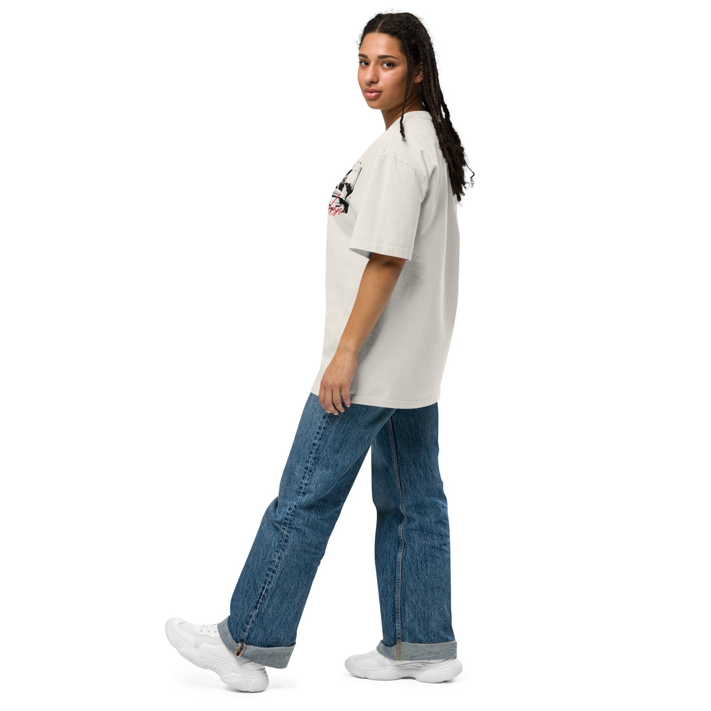 Unisex Oversized faded Graphic Printed t-shirt - FashFellow