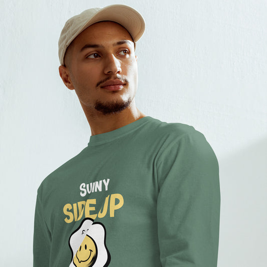 Graphic Printed Garment - dyed heavyweight Unisex long - sleeve shirt - FashFellow