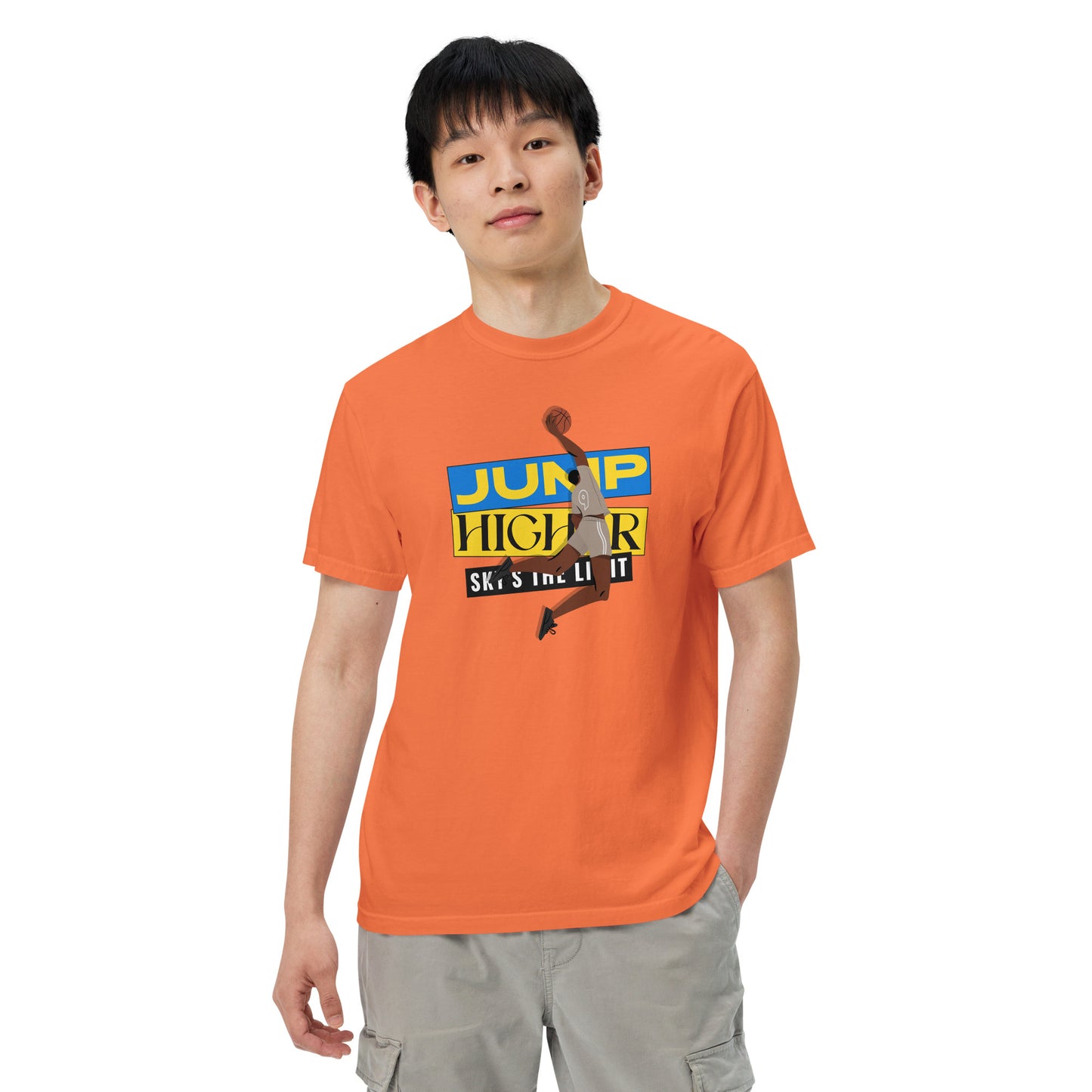 Unisex garment - dyed heavyweight t-shirt - FashFellow