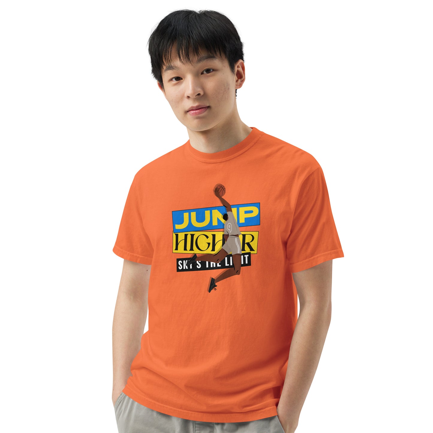 Unisex garment - dyed heavyweight t-shirt - FashFellow
