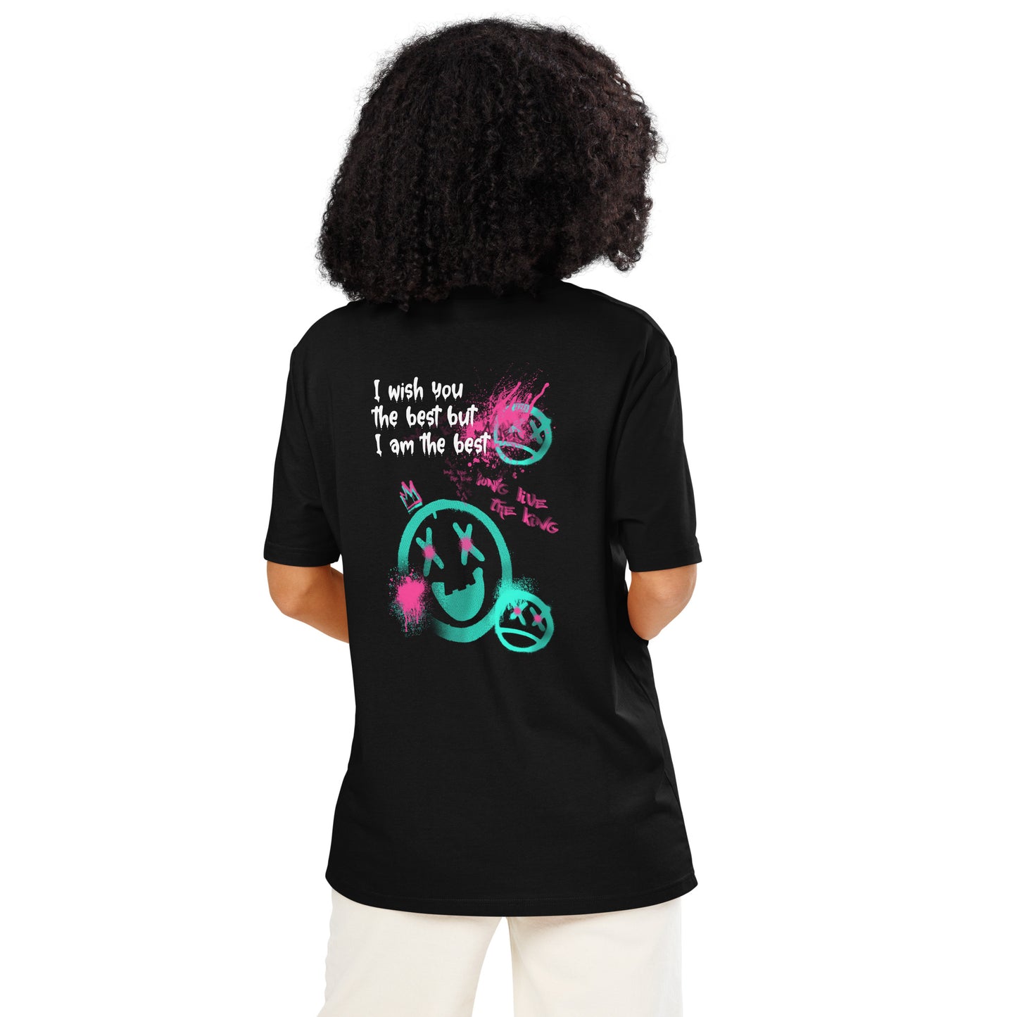 Unisex organic ribbed neck graffiti t-shirt - FashFellow