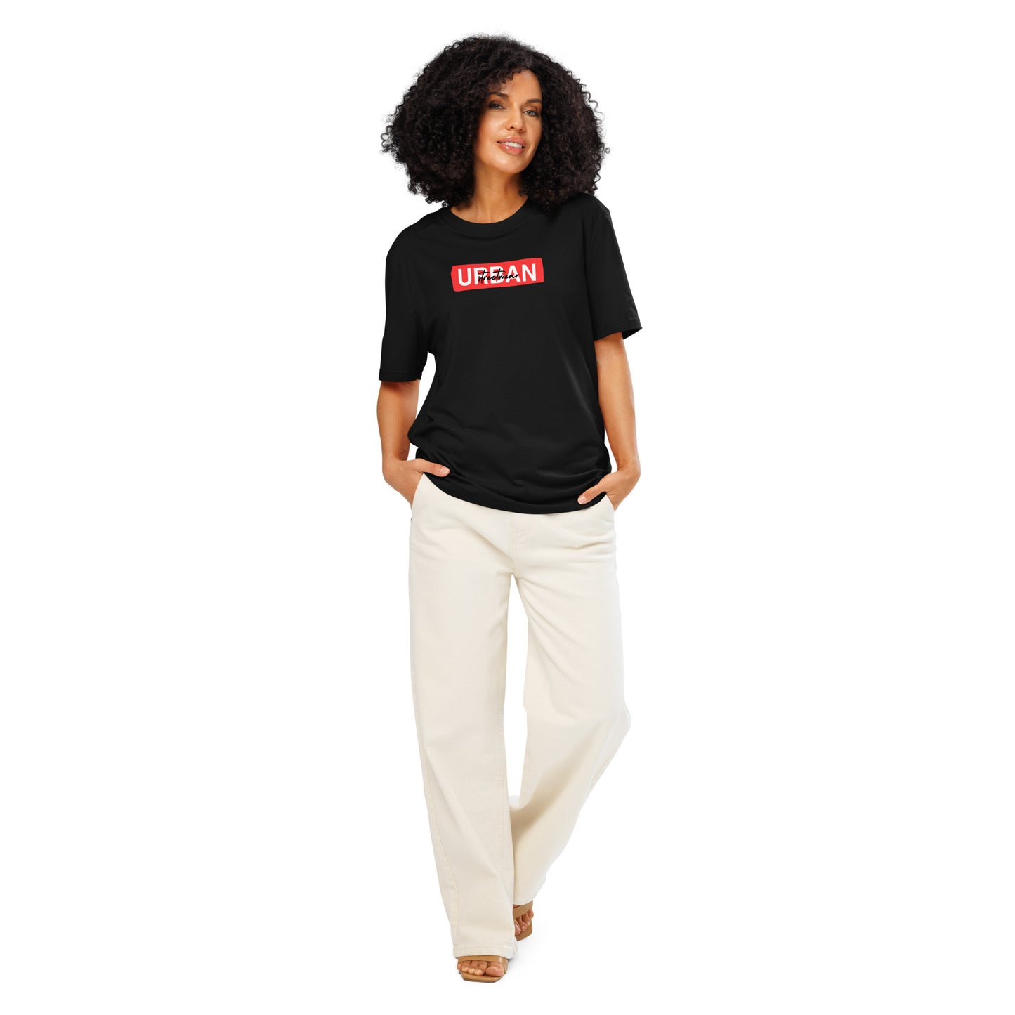 Urban Street Unisex Organic Ribbed neck T-shirt - FashFellow