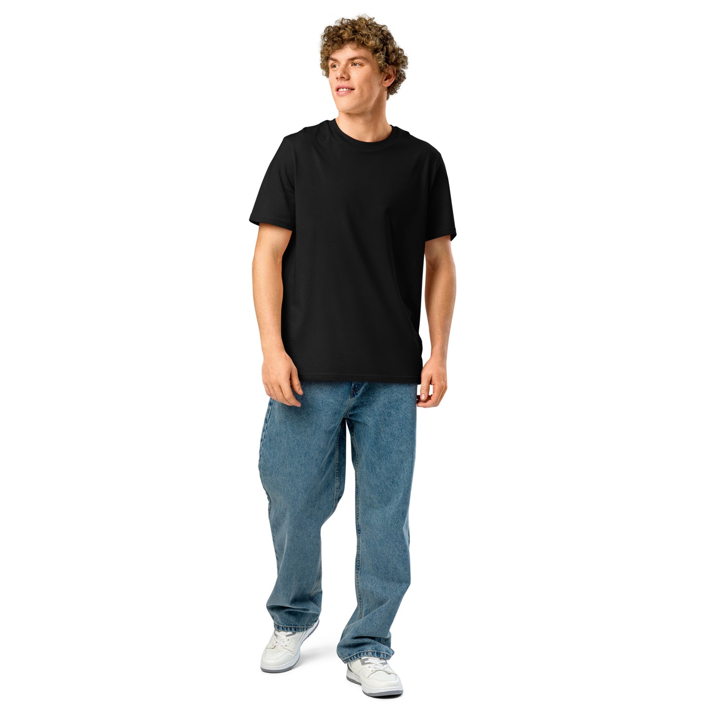 Unisex organic ribbed neck graphic t-shirt - FashFellow