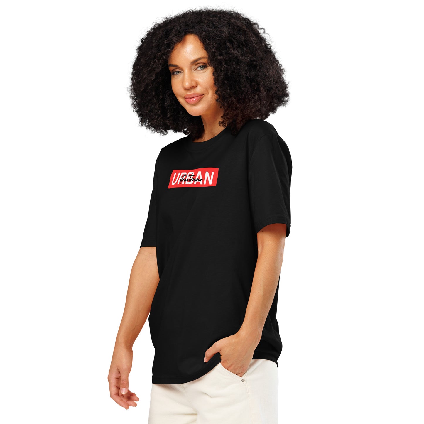 Urban Street Unisex Organic Ribbed neck T-shirt - FashFellow