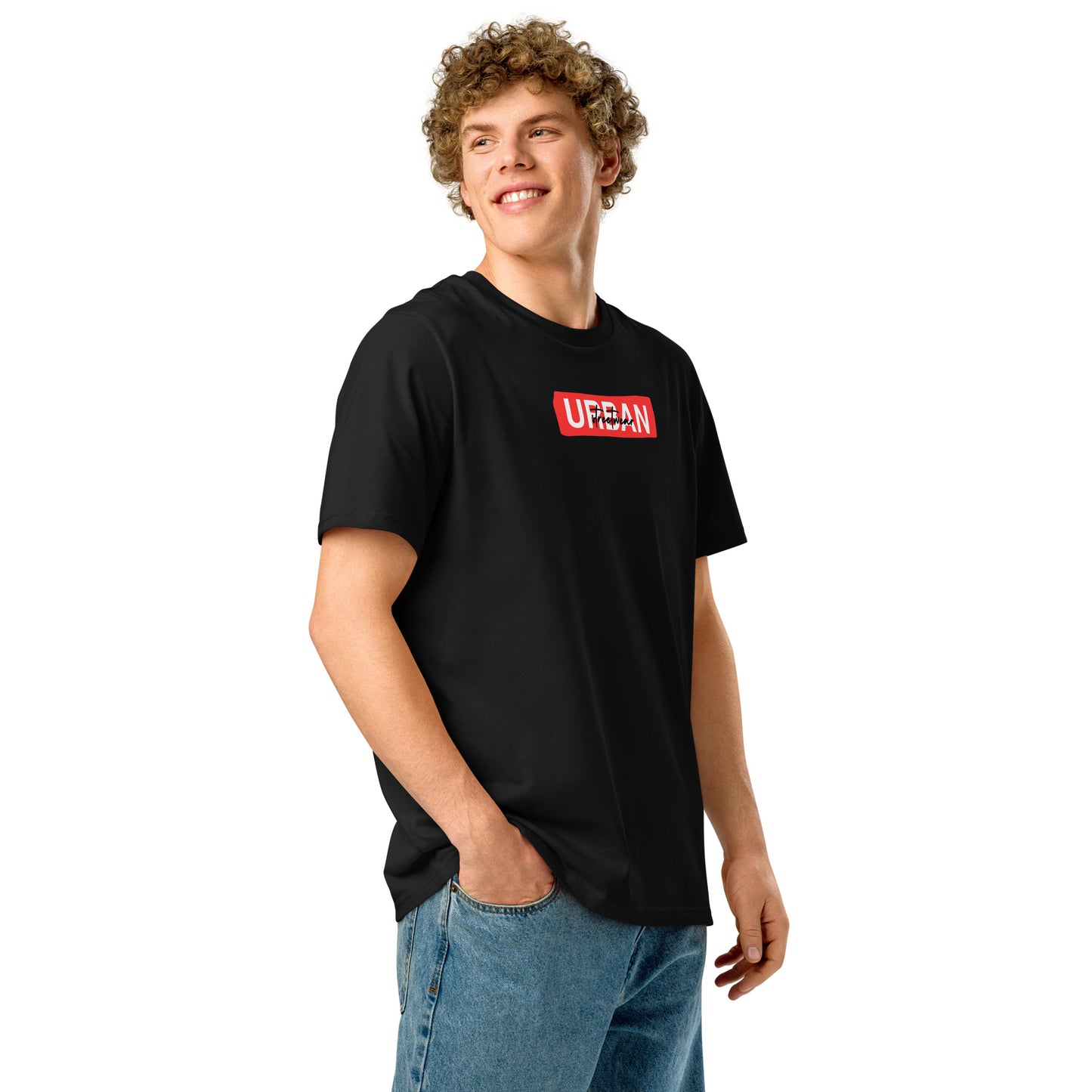 Urban Street Unisex Organic Ribbed neck T-shirt - FashFellow