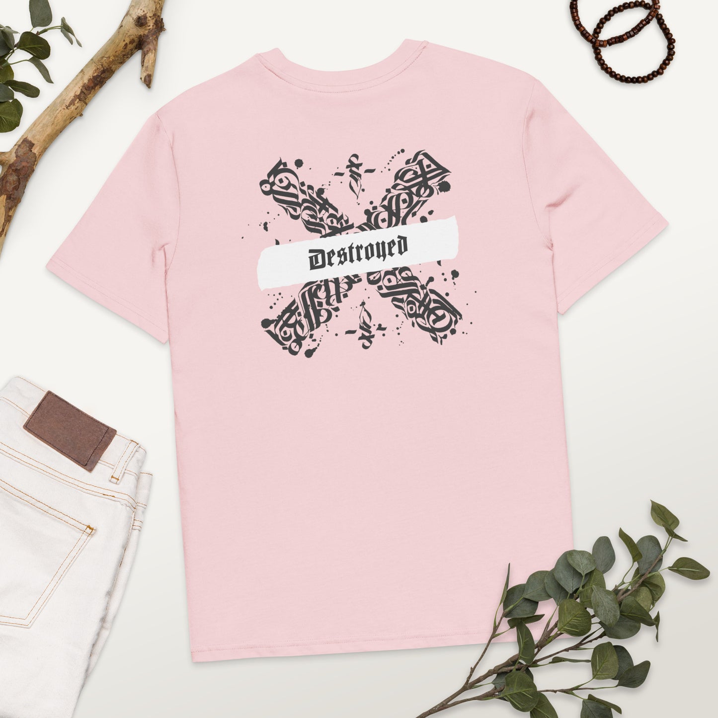 Unisex organic ribbed neck graphic Printed t-shirt - FashFellow