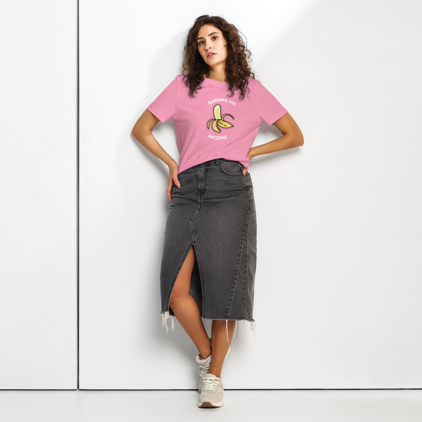 Women’s organic ribbed neck t-shirt - FashFellow