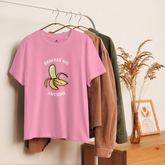 Women’s organic ribbed neck t-shirt - FashFellow