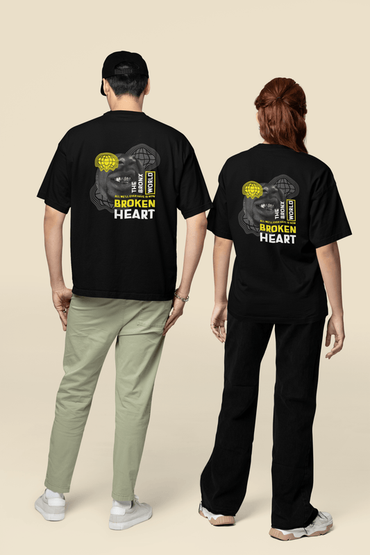 Premium Quality Unisex Oversized heavyweight Graphic Printed t-shirt - FashFellow