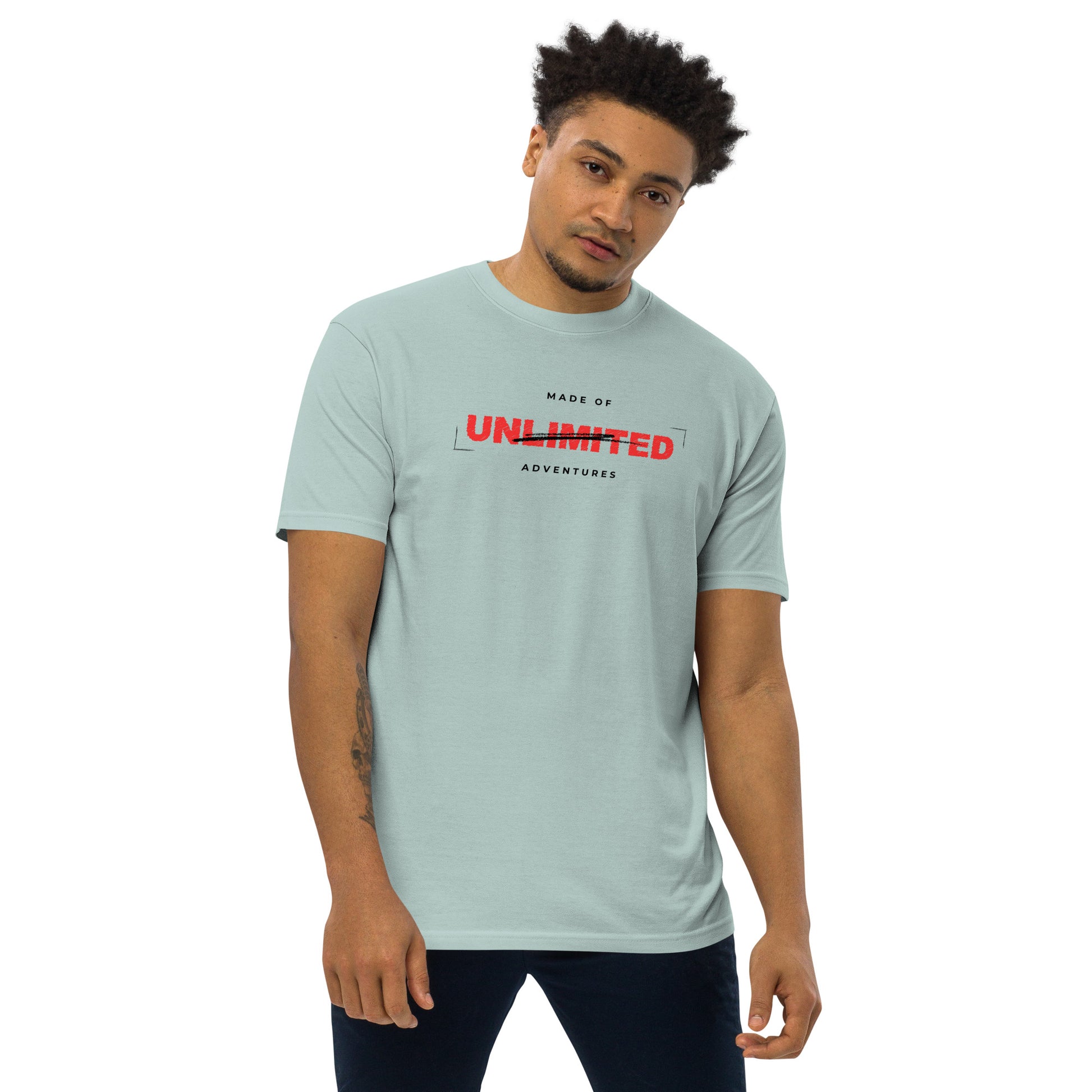 Men’s premium heavyweight Graphic T-shirt - FashFellow