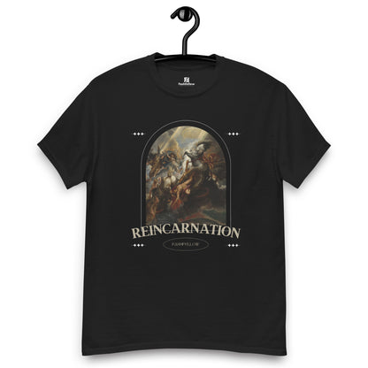Men's Black Graphic Printed classic T-shirt - FashFellow