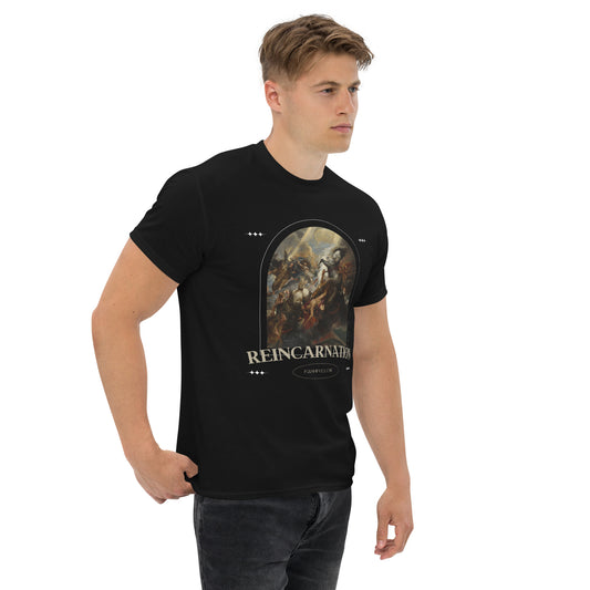 Men's Black Graphic Printed classic T-shirt - FashFellow