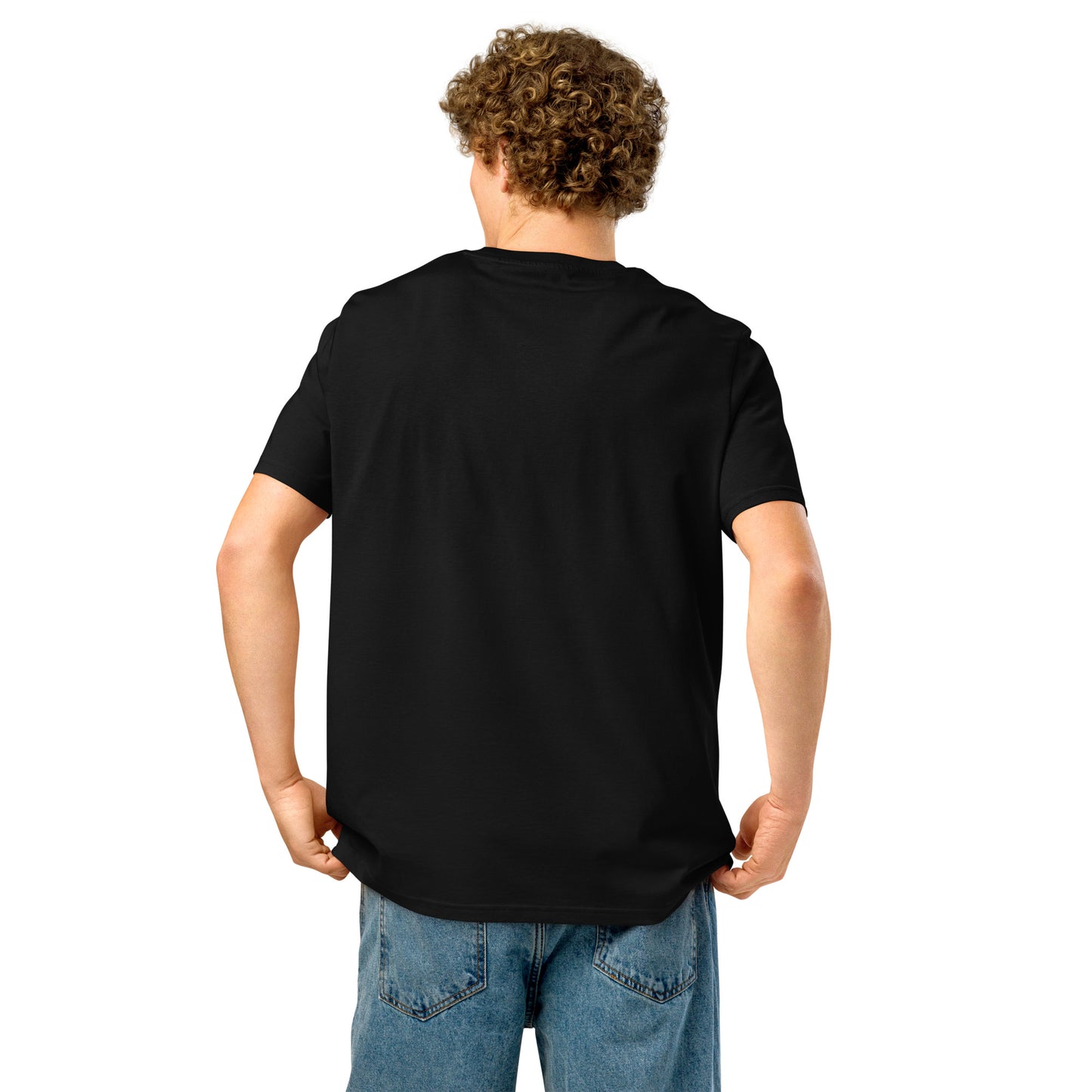 Unisex organic ribbed neck graphic printed t-shirt - FashFellow