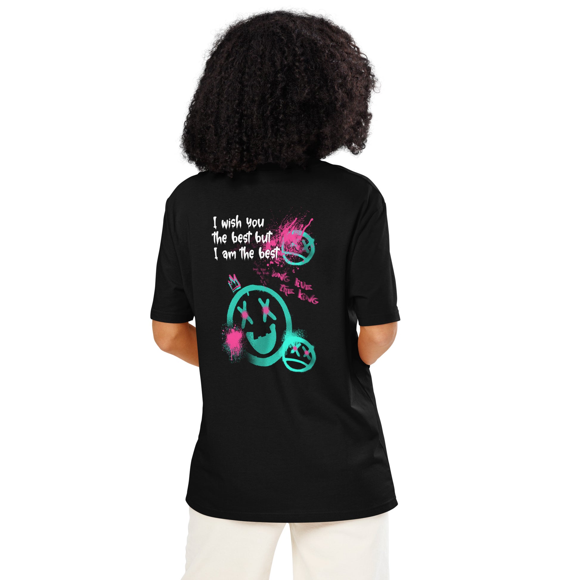 Unisex organic ribbed neck graffiti t-shirt - FashFellow