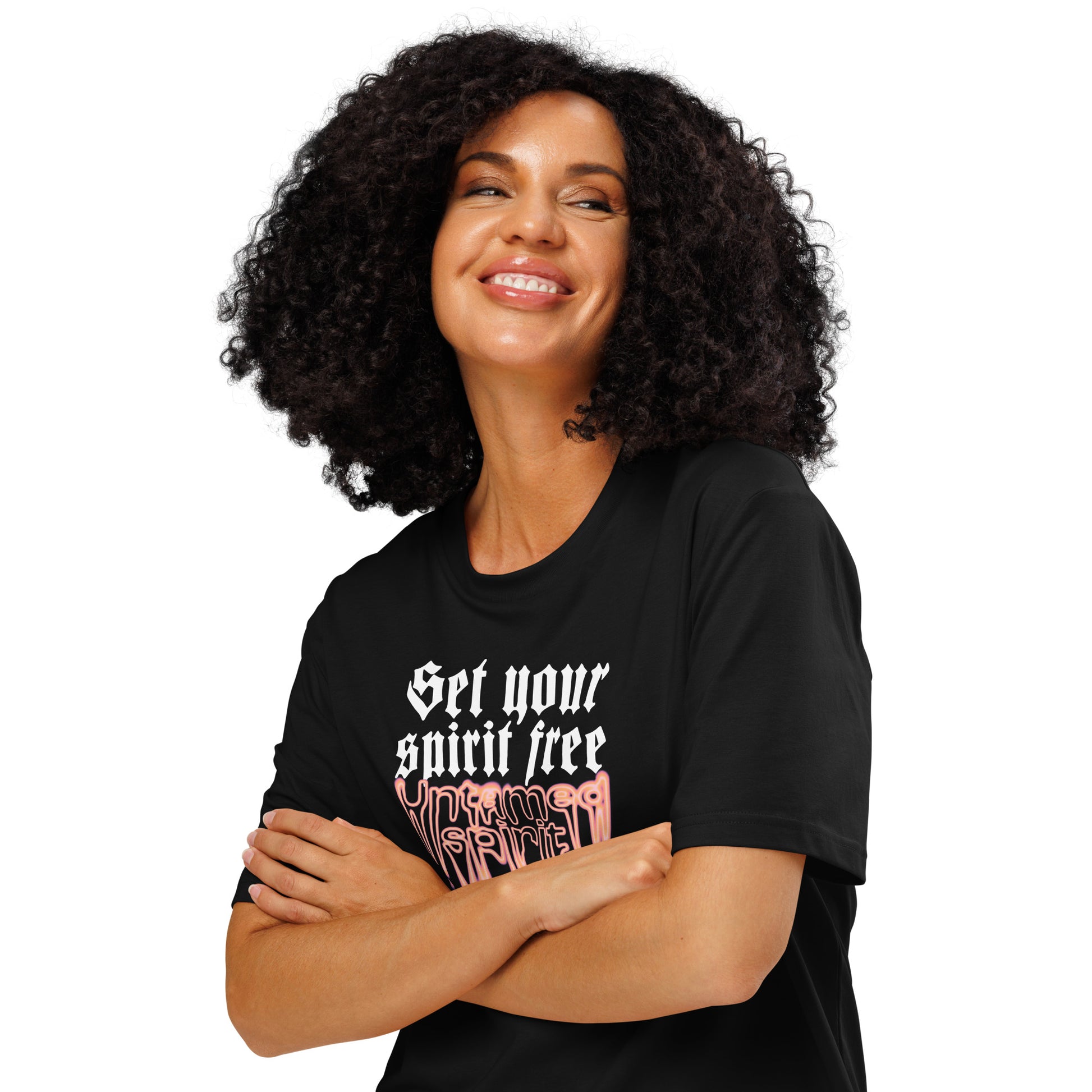 Unisex organic ribbed neck graphic printed t-shirt - FashFellow