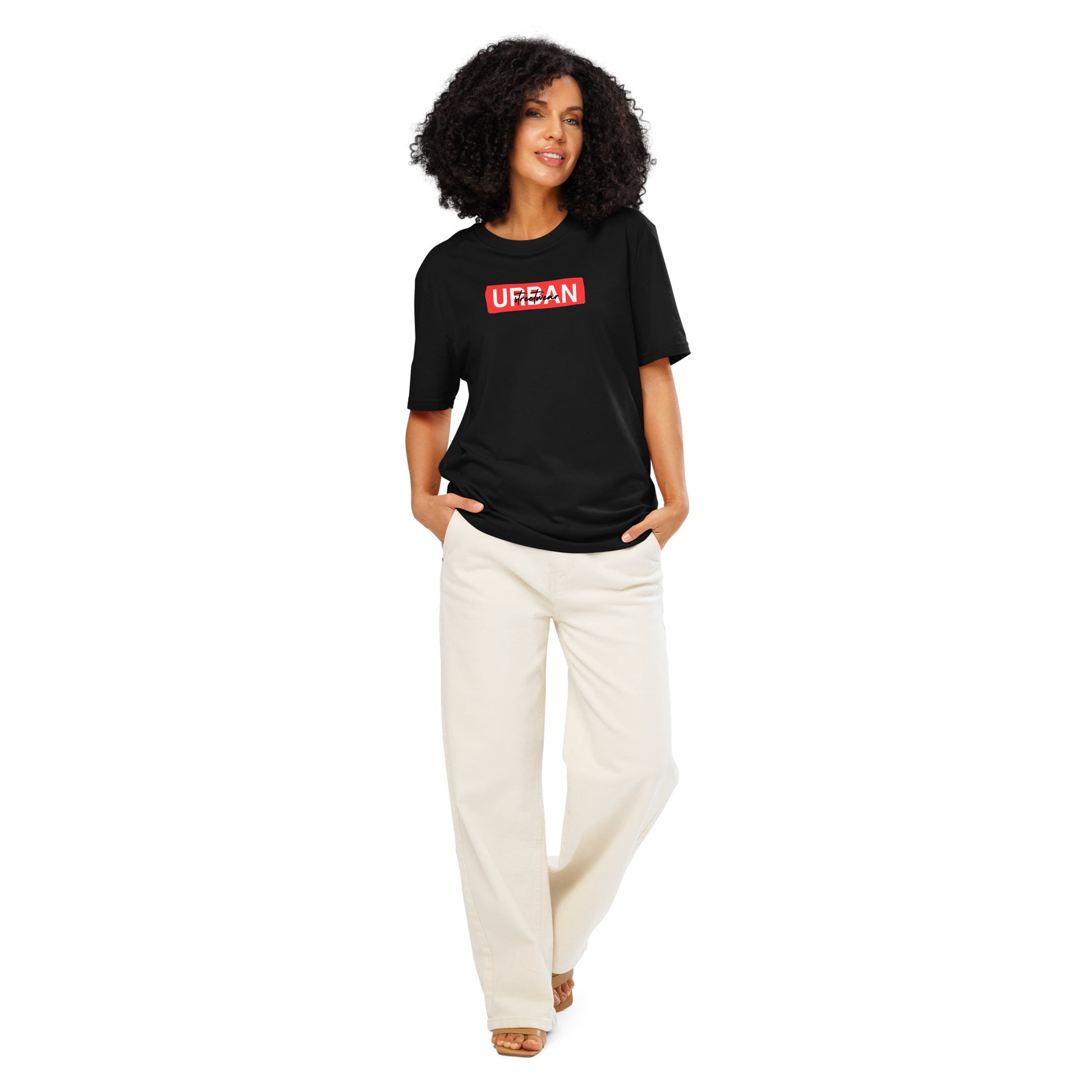 Urban Street Unisex Organic Ribbed neck T-shirt - FashFellow
