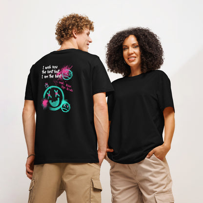 Unisex organic ribbed neck graffiti t-shirt - FashFellow